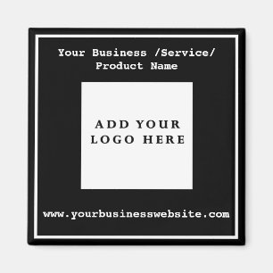 Íman Promocional de logotipo corporativo minimalista