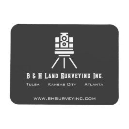 Íman Promocional de negócios do Modern Land Surveyor