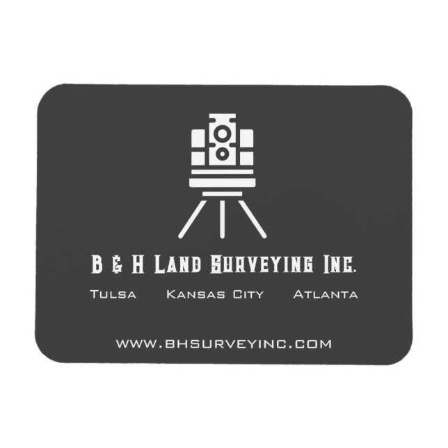 Íman Promocional de negócios do Modern Land Surveyor (Horizontal)