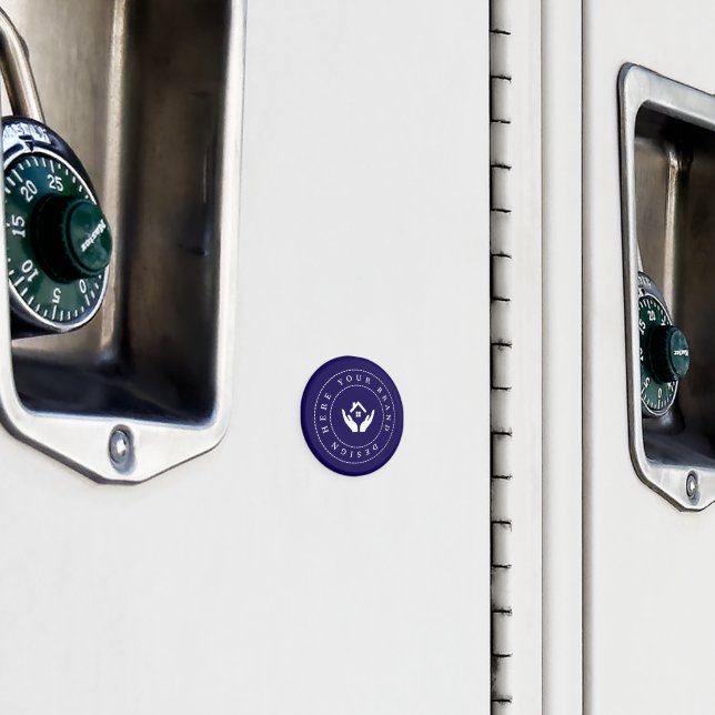 Íman Promocional de texto e logotipo personalizado mini (In Situ (Locker))