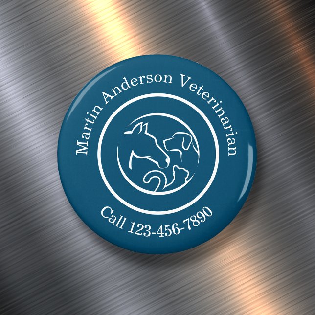 Íman Promocional do cliente veterinário (Criador carregado)