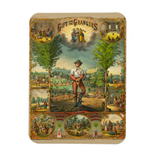 Íman Promocional Para Membros Do Grange