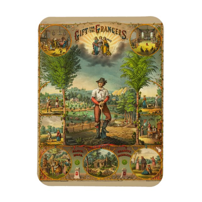 Íman Promocional Para Membros Do Grange (Vertical)