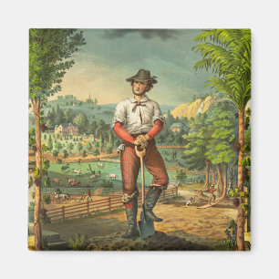 Íman Promocional Para Membros Do Grange