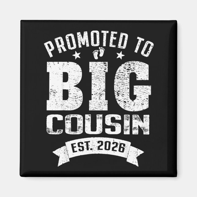Íman Promoted To Big Cousin 2026 Cool Cousin Baby Annou (Frente)