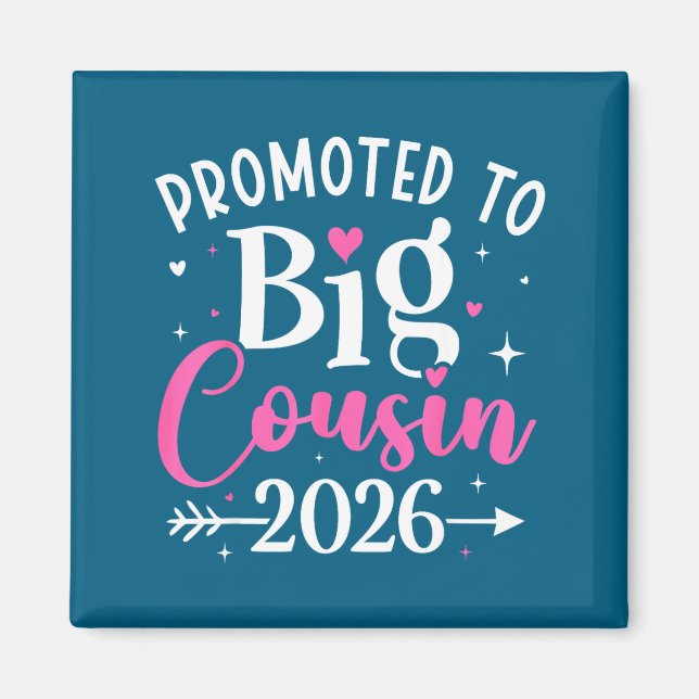 Íman Promoted To Big Cousin 2026 Cousin Baby Announceme (Frente)