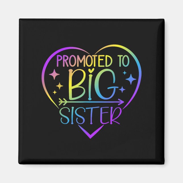 Íman Promoted To Big Sister - New Baby Birth Announceme (Frente)