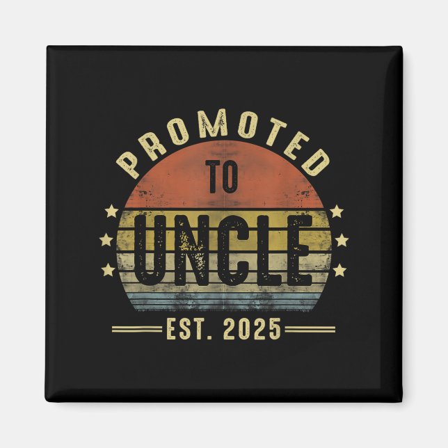 Íman Promoted To Uncle Est 2025 New Uncle Fathers Day F (Frente)