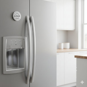 Íman Promova sua Marca - Imagem redonda personalizada d