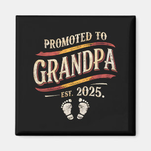 Íman Promovido a Avô 2025 Avô Est 2025 Camiseta_