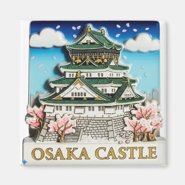 Íman Prompt de Design de imã de geladeira (Castelo de O (Frente)