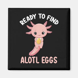 Íman Pronto Para Encontrar Ovos de Alotl Páscoa Axolotl