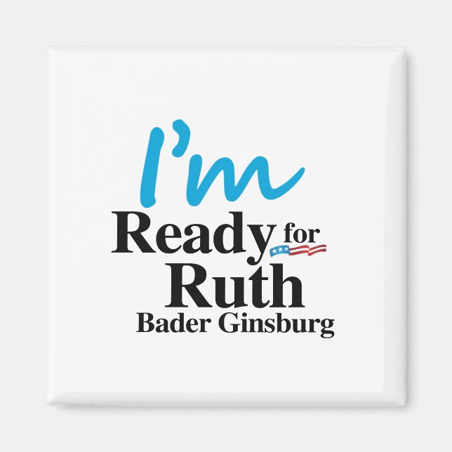 Íman Pronto para Ruth Bader Ginsburg 2016 (Frente)