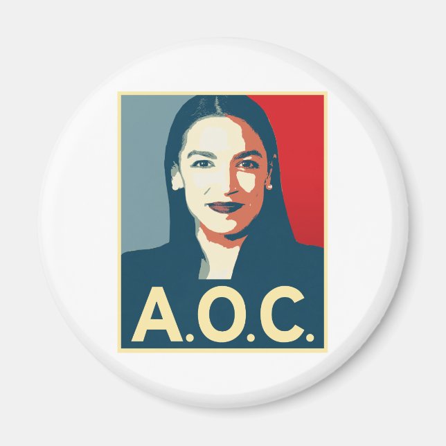 Íman Propaganda AOC 2024 (Frente)