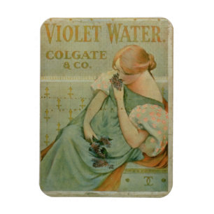 Íman Propaganda de poster "água violeta", por Colgate
