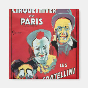 Íman Propaganda de poster 'o d'Hiver da Paris de Cirque