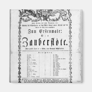 Íman Propaganda do poster do ` o Flute mágico