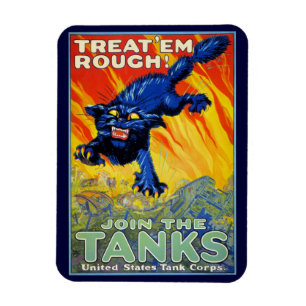 Íman Propaganda militar da guerra do vintage com um