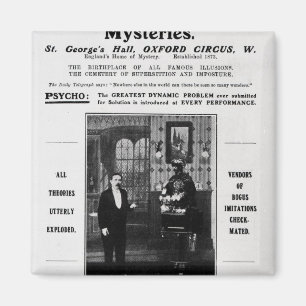 Íman Propaganda para mistérios de Maskelyne & de Devan