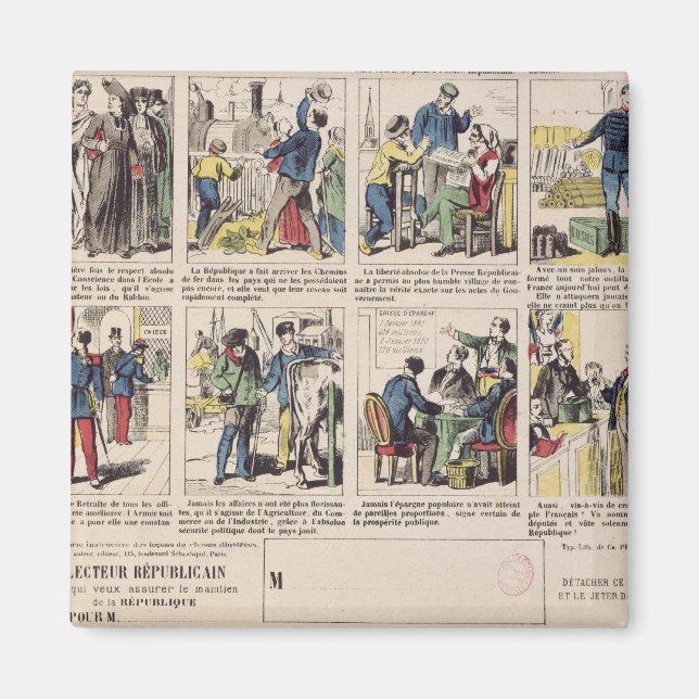 Íman propaganda republicana (Frente)