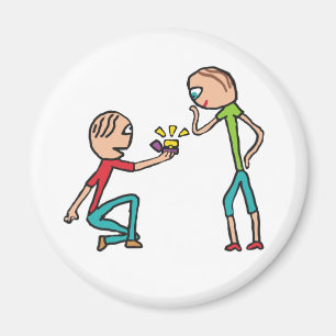 Íman Proposta de Casamento do noivado