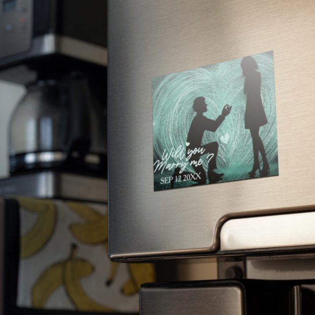 Íman Proposta romântica do Magnet "Você me Casado" (Criador carregado)