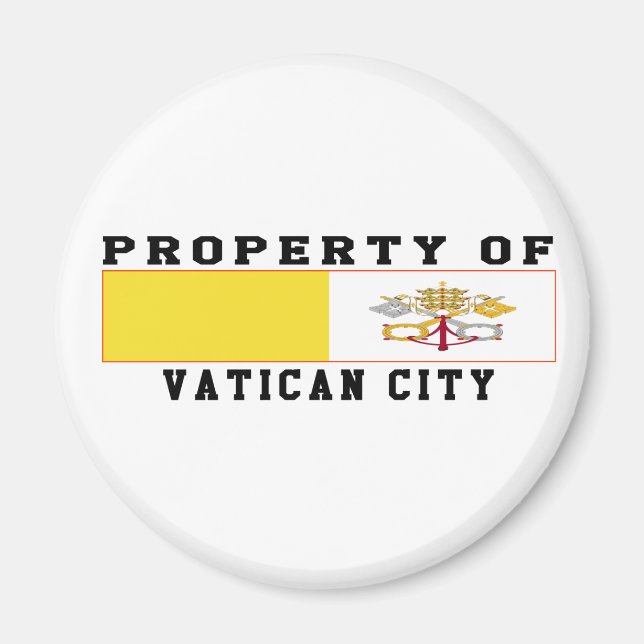 Íman Propriedade Da Cidade Do Vaticano (Frente)