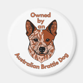 Íman Propriedade de um Cachorro Brattle (Vermelho)