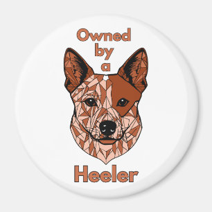 Íman Propriedade de um Heeler (Vermelho)