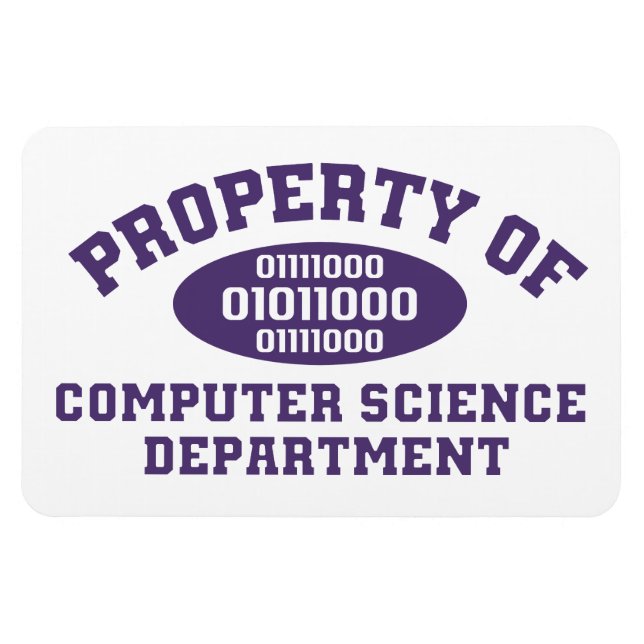 Íman Propriedade Do Departamento De Ciência Da Computaç (Horizontal)