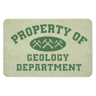 Íman Propriedade Do Departamento De Geologia