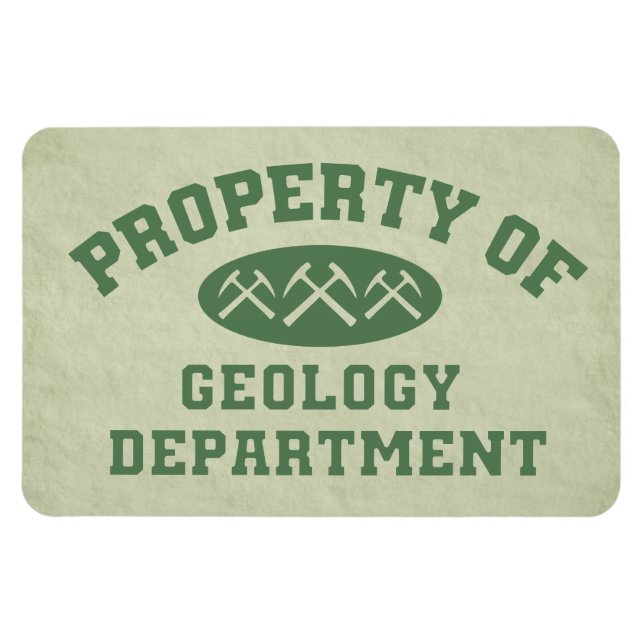 Íman Propriedade Do Departamento Geológico (Horizontal)