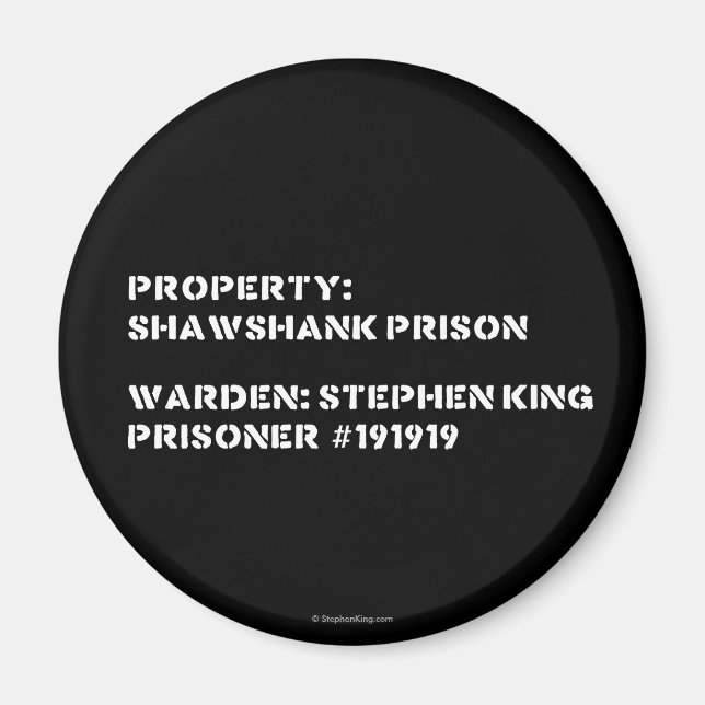 Íman Propriedade: Prisão Shawshank (Frente)