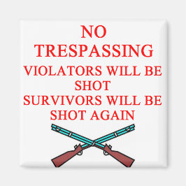 Íman proprietário da arma sem invasão