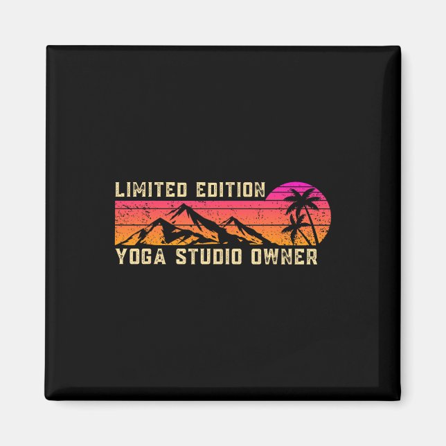 Íman Proprietário de Estúdio de Yoga Profissional de Tr (Frente)