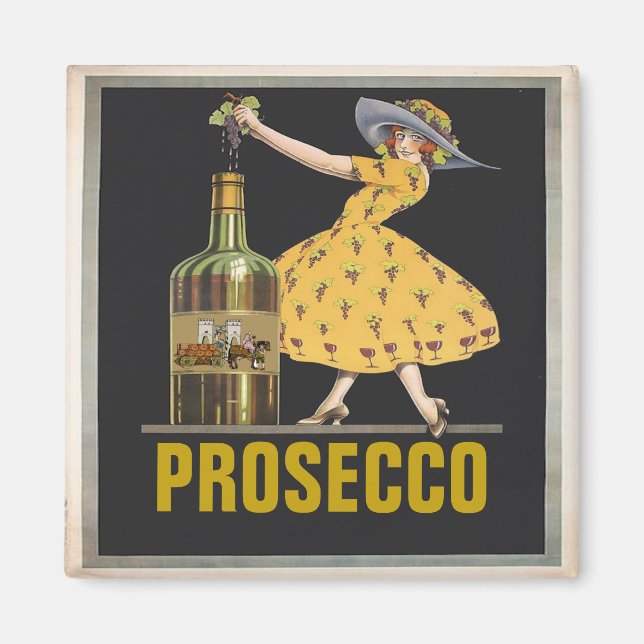 Íman Prosecco,criada de vinho,editar texto (Frente)