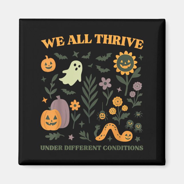 Íman Prosperar Sob Condições Diferentes SPED Halloween (Frente)