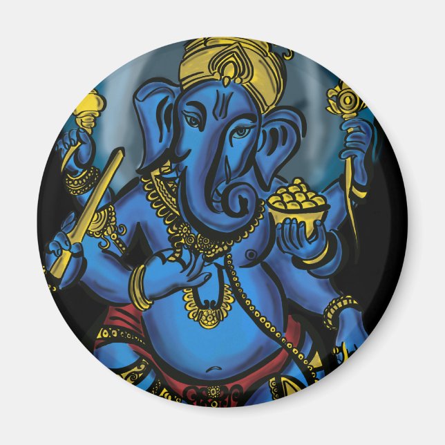 Íman Prosperidade Ganesh (Frente)