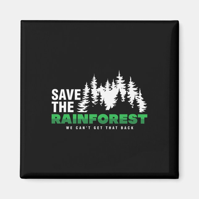 Íman Proteção Ambiental Da Floresta Tropical (Frente)