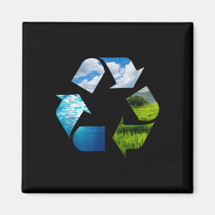 Íman Proteção Ambiental do Planeta da Terra reciclagem