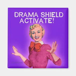 Íman Proteção Drama Ativada. Bluntcards. Bluntcard.