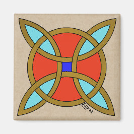 Íman Proteção Nórdica contra Witchcraft ou Witch's Knot