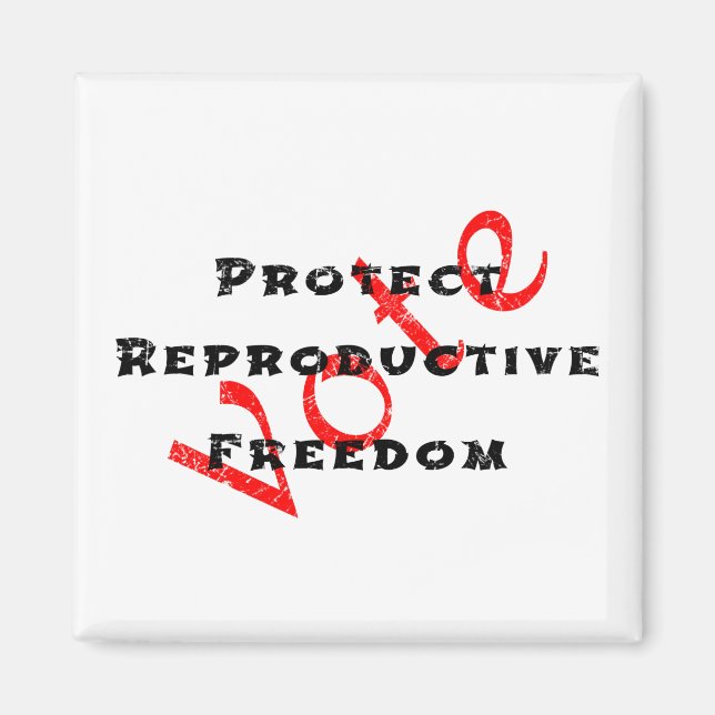 Íman Proteger a liberdade reprodutiva (Frente)