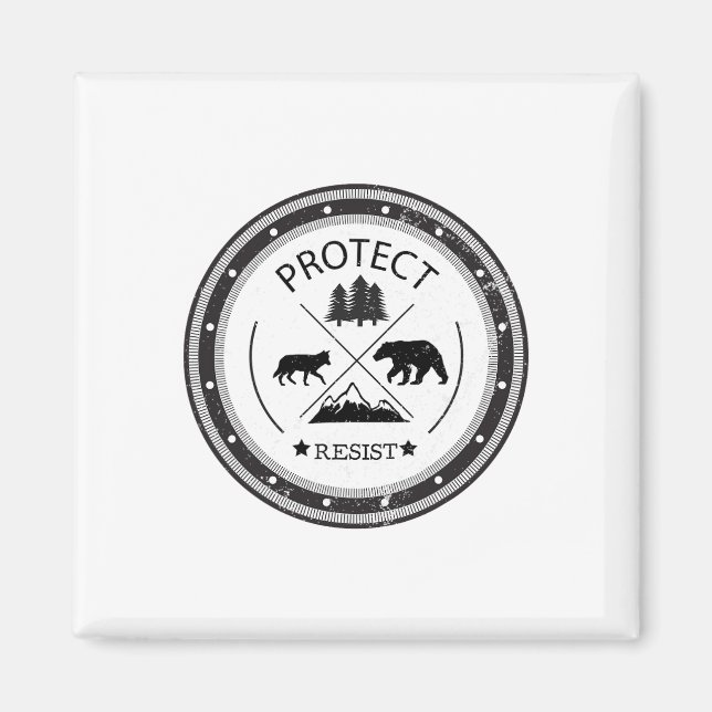 Íman Proteger - Resistir Aos Parques Nacionais E Ao Ser (Frente)
