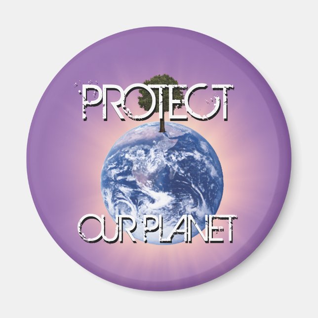 Íman Proteja nosso Planeta (Frente)