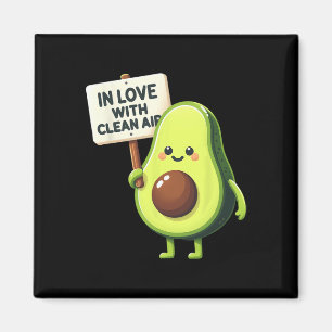 Íman Proteja o nosso planeta Avocado Dia da Terra, Salv