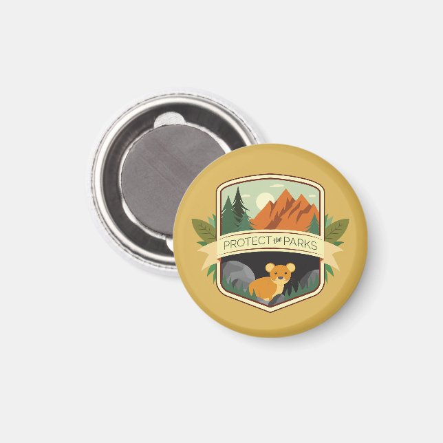 Íman Proteja o Parks Pika (Front/Back)