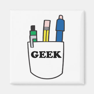 Íman Protetor de bolso de GEEK engraçado