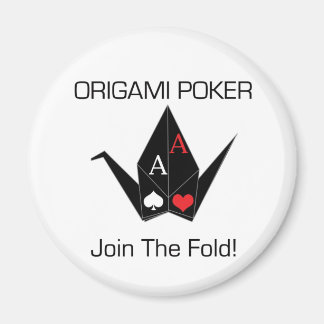 Íman Protetor de Cartão de Poker Origami/Magnet!