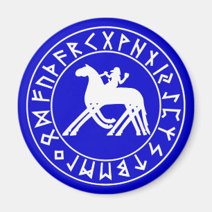 Íman Protetor de Sleipnir do ímã no preto